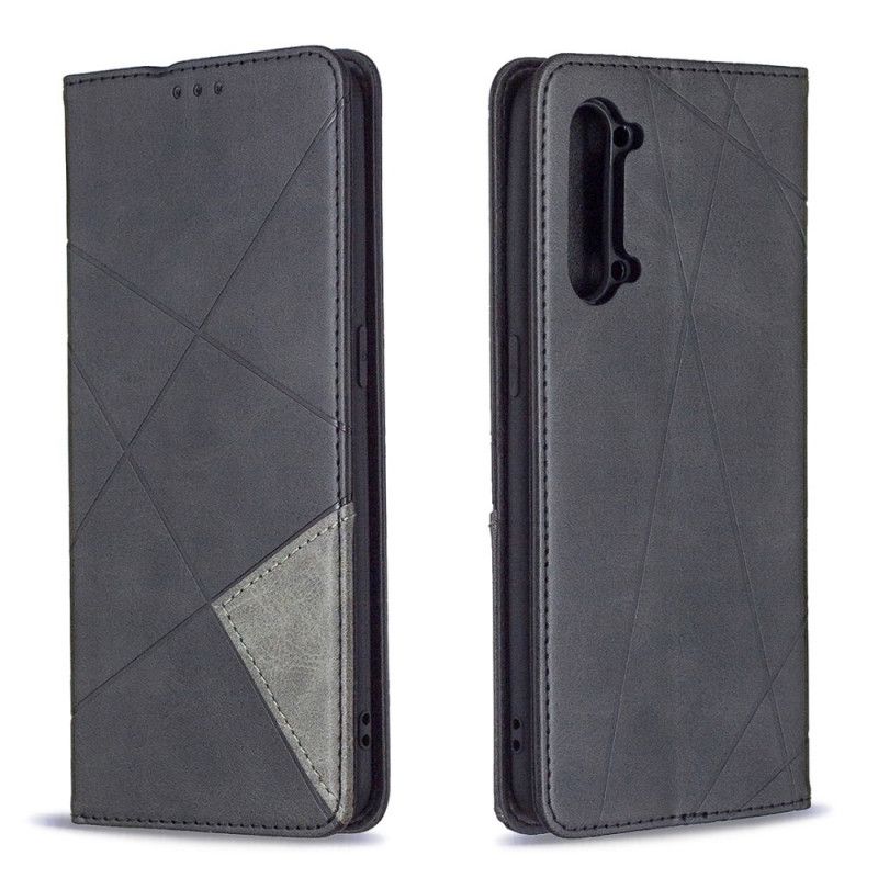 Flip Case Für Oppo Find X2 Lite Schwarz Künstlerstil