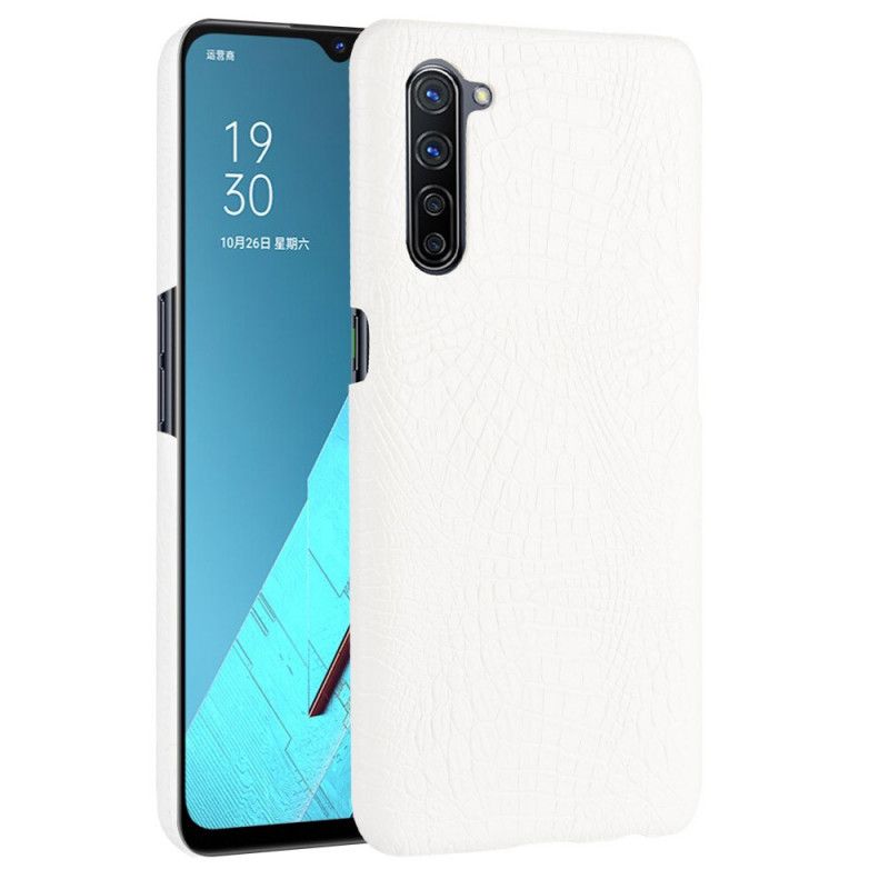 Hülle Für Oppo Find X2 Lite Schwarz Krokodilhauteffekt