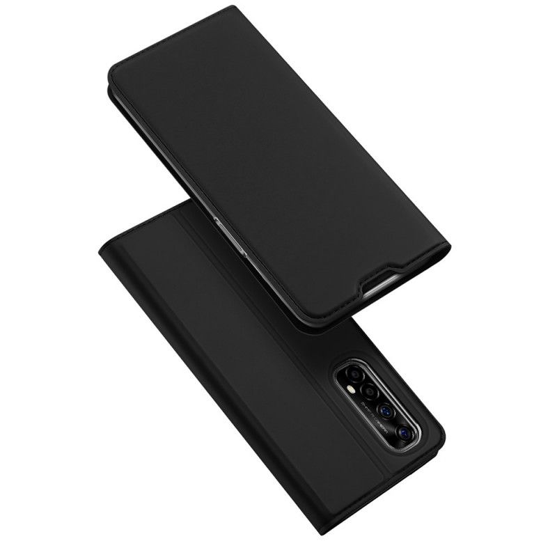 Flip Case Realme 7 Schwarz Pro-Dux-Ducis-Haut