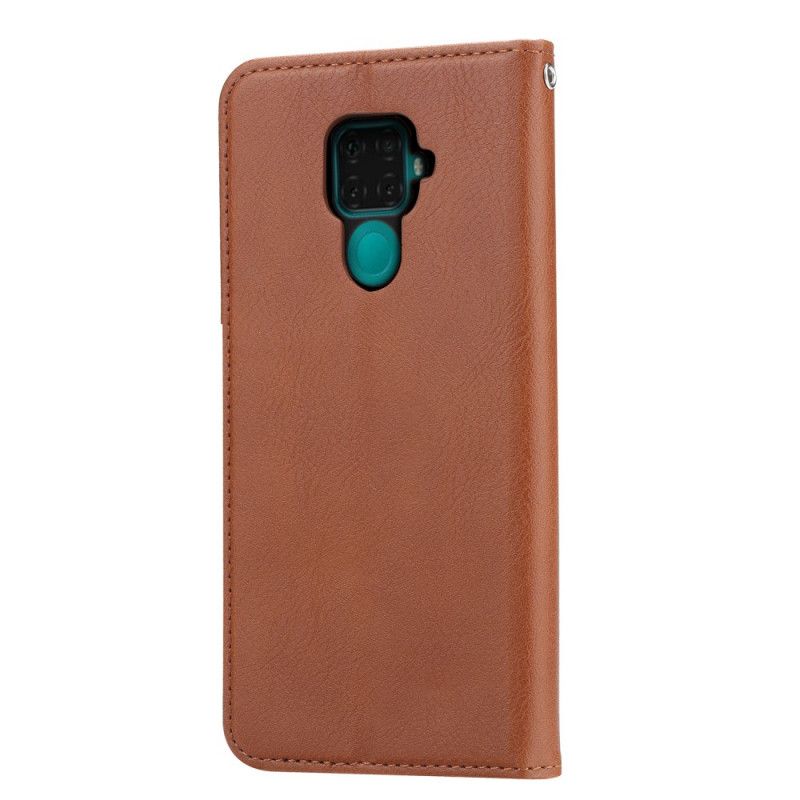 Flip Case Xiaomi Redmi Note 9 Schwarz Kartenhalter Aus Kunstleder