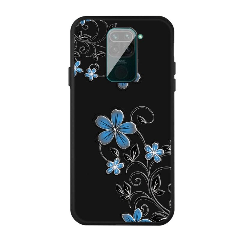 Hülle Für Xiaomi Redmi Note 9 Blaue Blüten