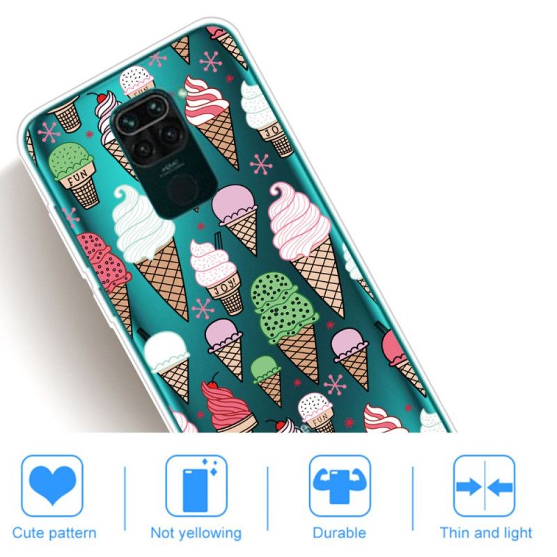 Hülle Für Xiaomi Redmi Note 9 Farbiges Sahneeis