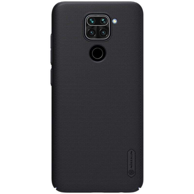 Hülle Für Xiaomi Redmi Note 9 Schwarz Starrer Gefrosteter Nillkin