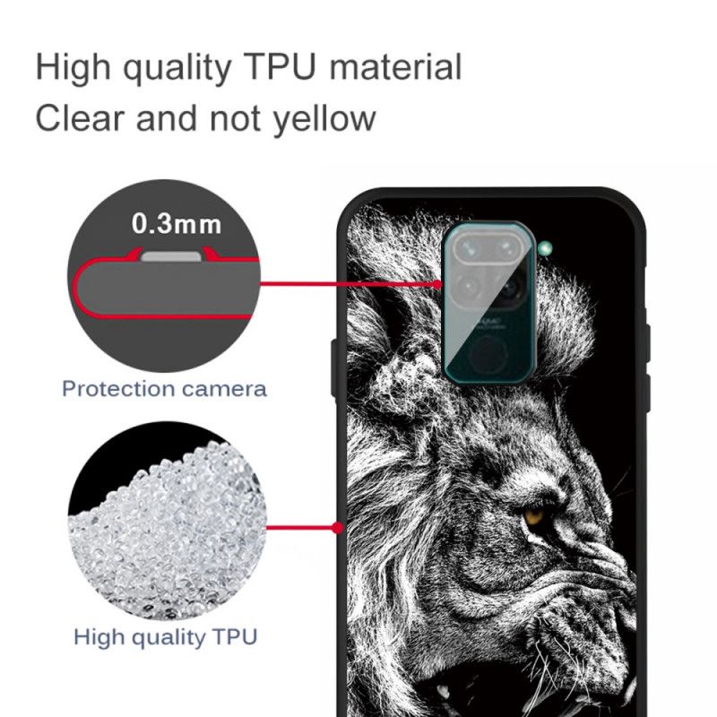 Hülle Xiaomi Redmi Note 9 Handyhülle Wilder Löwe