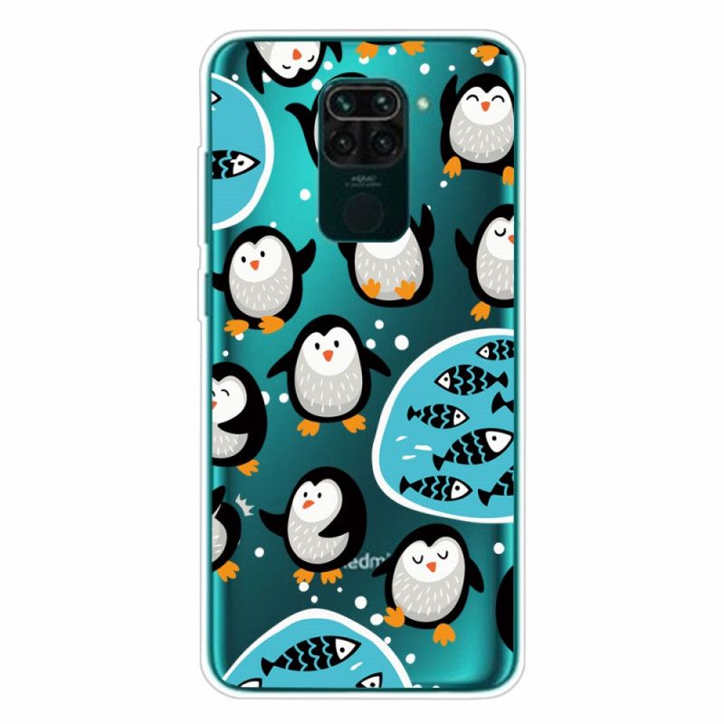 Hülle Xiaomi Redmi Note 9 Pinguine Und Fische