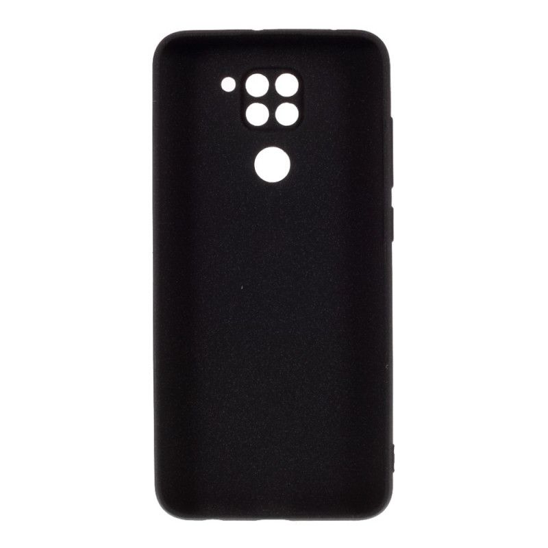 Hülle Xiaomi Redmi Note 9 Schwarz Mattes Glitzern
