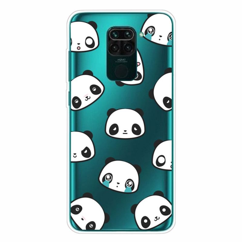 Hülle Xiaomi Redmi Note 9 Sentimentale Pandas