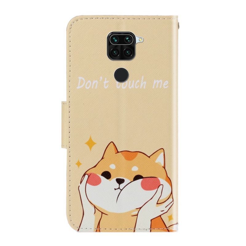 Lederhüllen Für Xiaomi Redmi Note 9 Katze Fass Mich Nicht Mit Tanga An