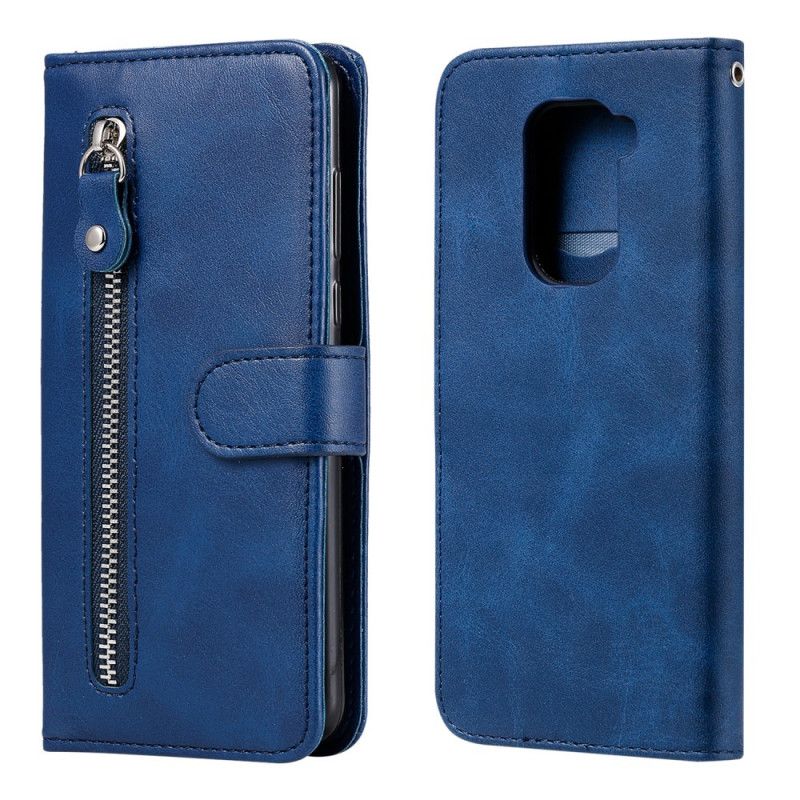 Lederhüllen Für Xiaomi Redmi Note 9 Schwarz Vintage Geldbörse