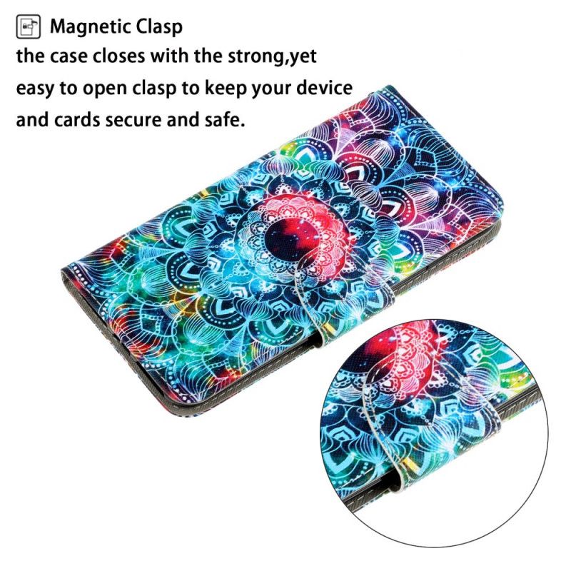 Lederhüllen Xiaomi Redmi Note 9 Auffälliges Tanga-Mandala