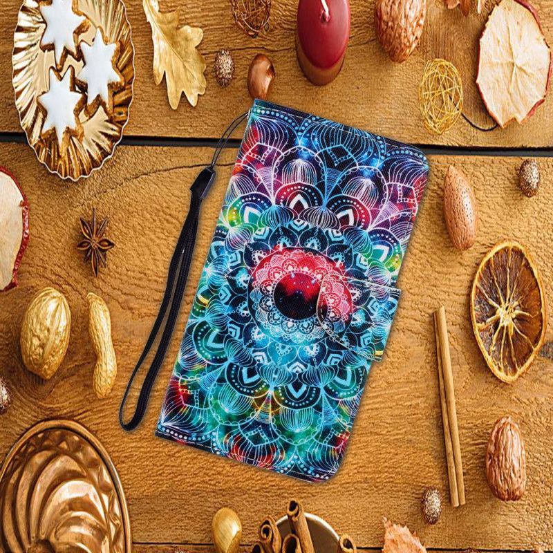 Lederhüllen Xiaomi Redmi Note 9 Auffälliges Tanga-Mandala