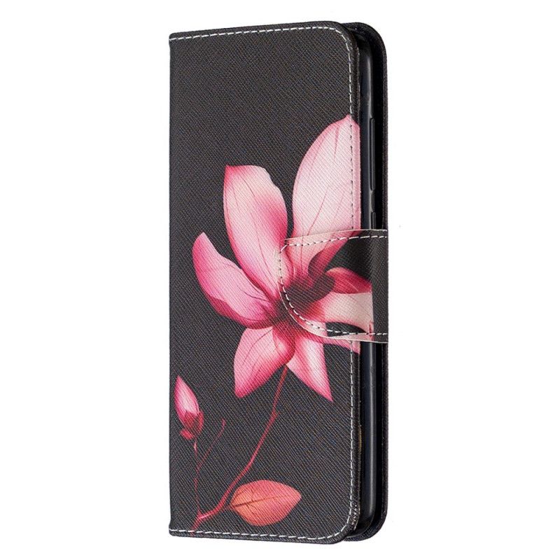 Lederhüllen Xiaomi Redmi Note 9 Rosa Blume