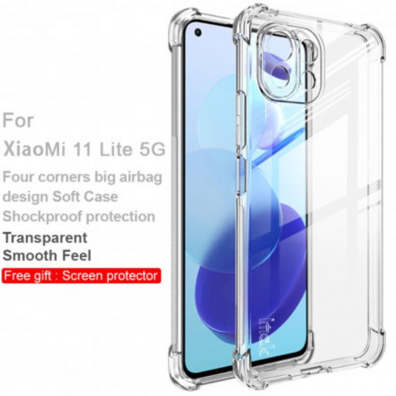 Hülle Xiaomi Mi 11 Lite 5g Ne / Mi 11 Lite 4g / 5g Transparenter. Seidiger Imak