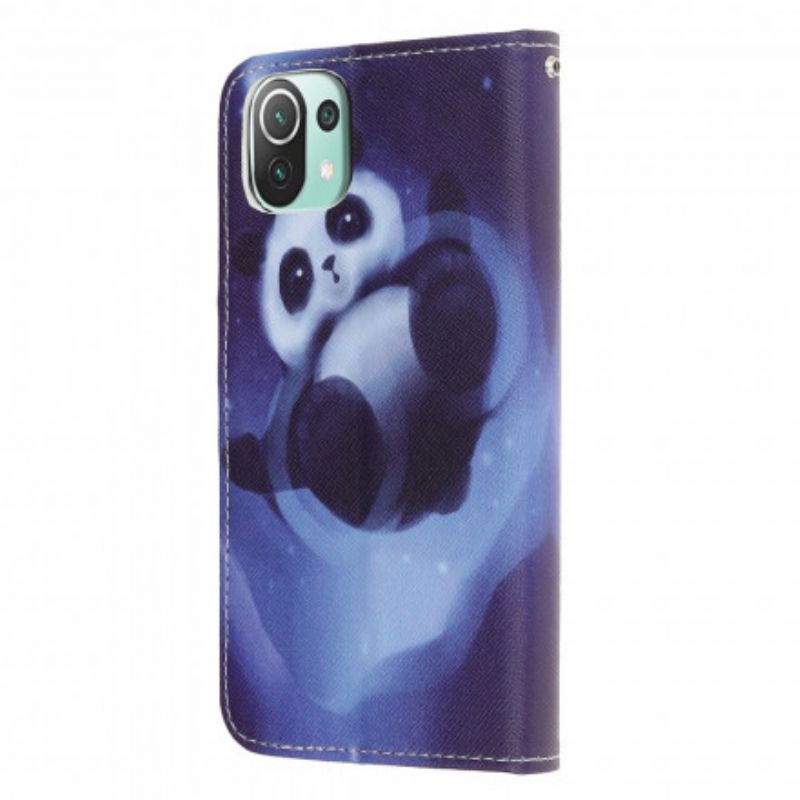 Lederhüllen Xiaomi Mi 11 Lite 5g Ne / Mi 11 Lite 4g / 5g Panda-weltraum