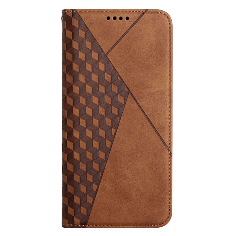 Flip Case Google Pixel 6 Pro Geo-leder-effekt