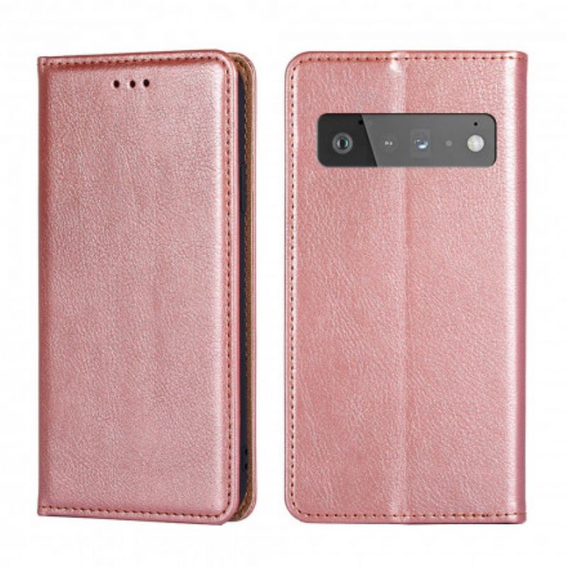 Flip Case Google Pixel 6 Pro Handyhülle Vintage-leder-stil