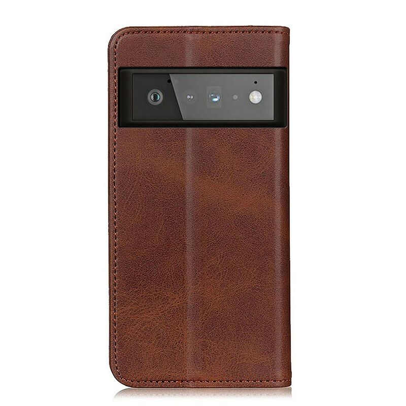 Flip Case Google Pixel 6 Pro Mattes Spaltleder