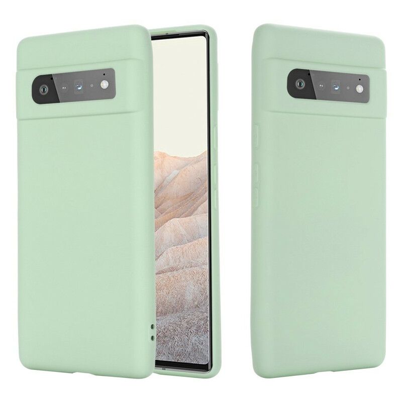 Hülle Für Google Pixel 6 Pro Flüssigsilikon Mit Lanyard