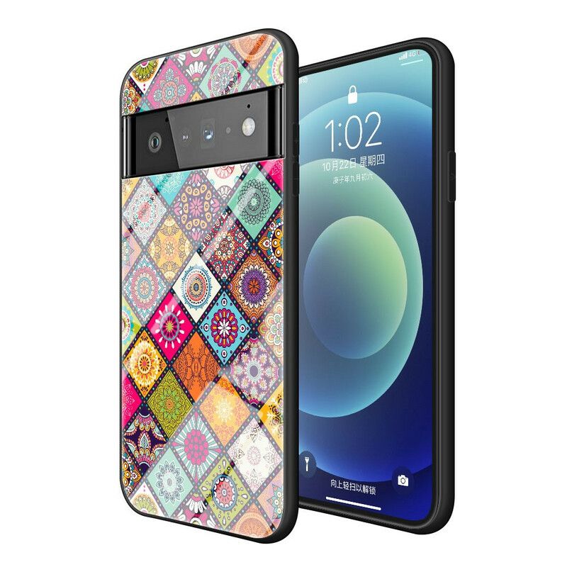 Hülle Für Google Pixel 6 Pro Magnetischer Patchwork-halter