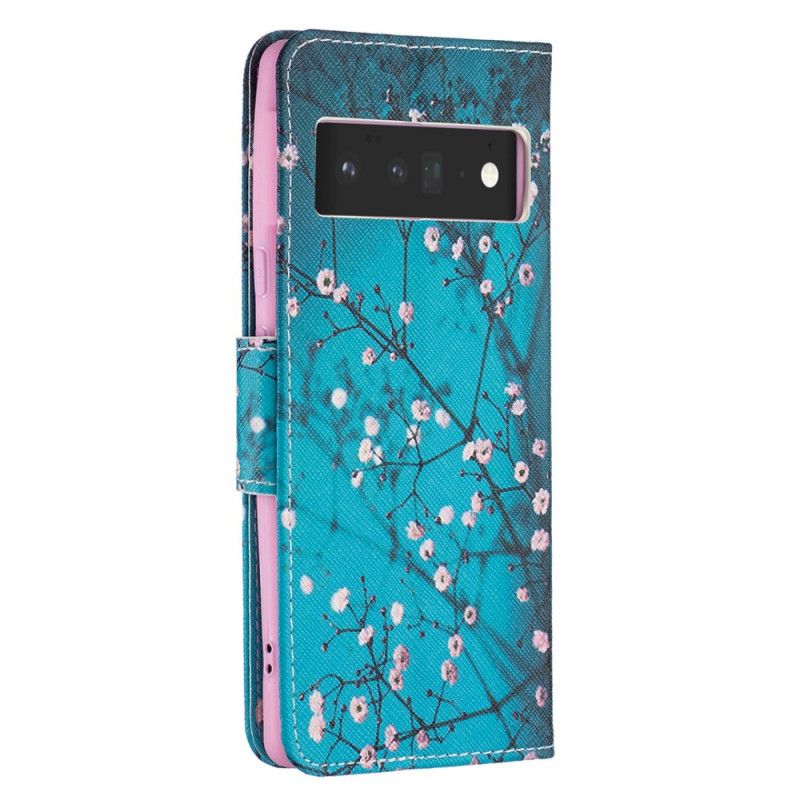 Lederhüllen Google Pixel 6 Pro Blühender Ast
