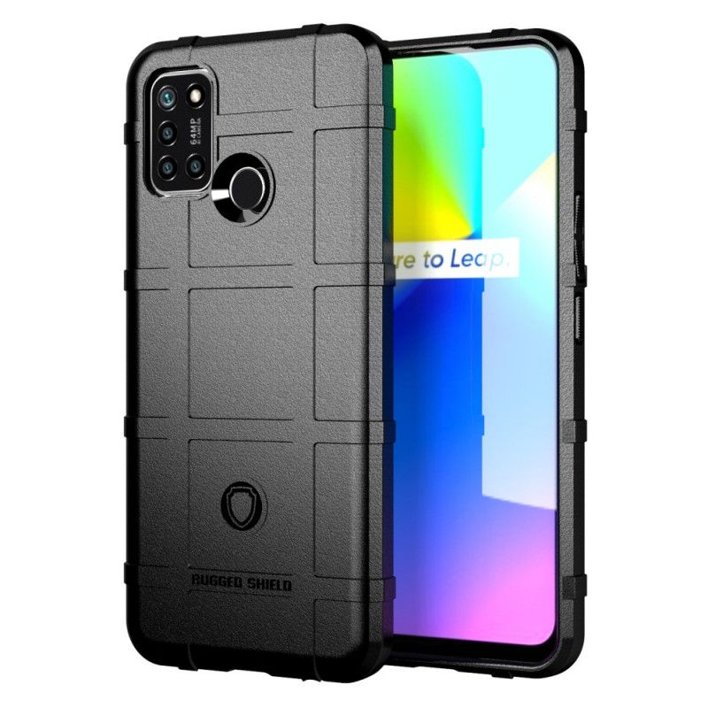 Hülle Realme 7i Schwarz Robuster Schild