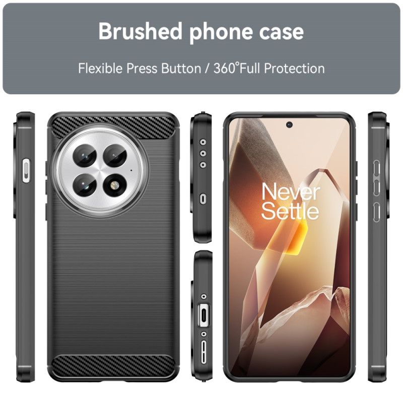 Hülle Für Oneplus 13 Gebürstete Kohlefaser