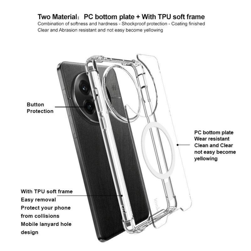 Hülle Für Oneplus 13 Stoßfest Und Transparent Magsafe-kompatibel