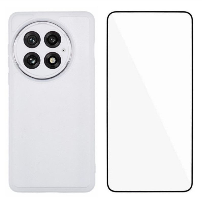 Hülle Oneplus 13 Handyhülle 2-in-1 Displayschutzfolie: Getönt Klar Mit Displayschutzfolie Aus Gehärtetem Glas