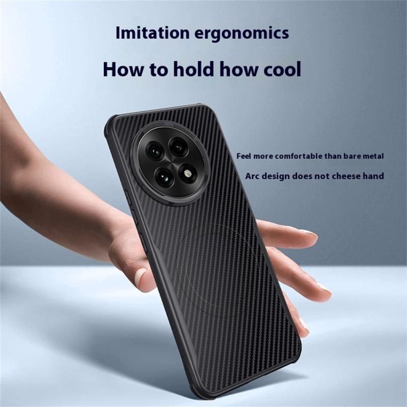 Hülle Oneplus 13 Handyhülle Carbonfaser-textur Magsafe-kompatibel