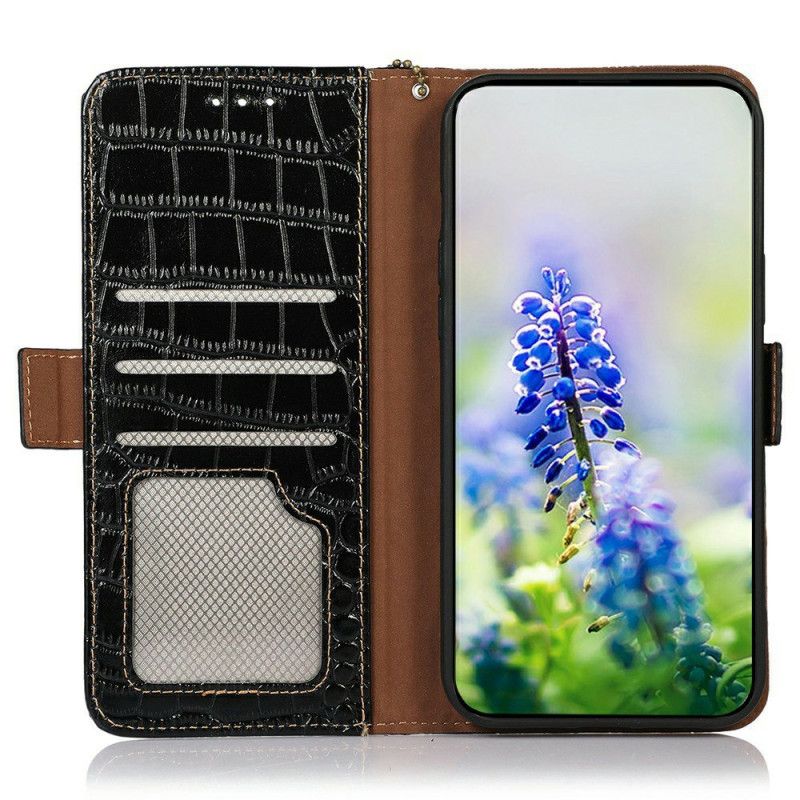 Lederhüllen Oneplus 13 Krokodilleder