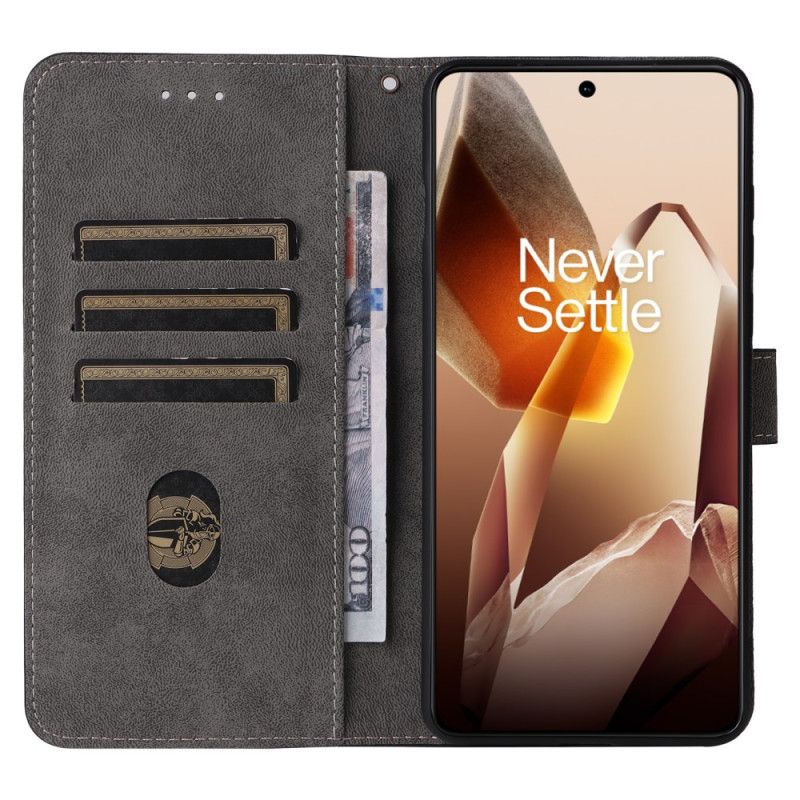 Lederhüllen Oneplus 13 Wildleder-effekt Mit Rfid-schutz