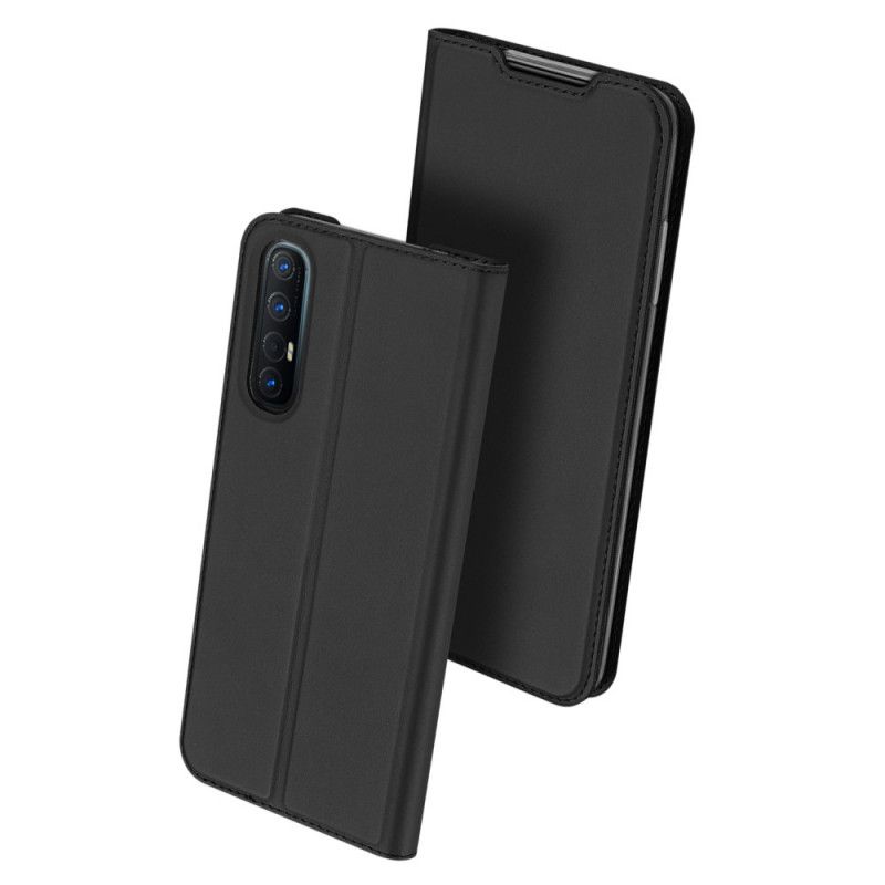 Flip Case Oppo Find X2 Neo Dunkelblau Pro-Dux-Ducis-Haut