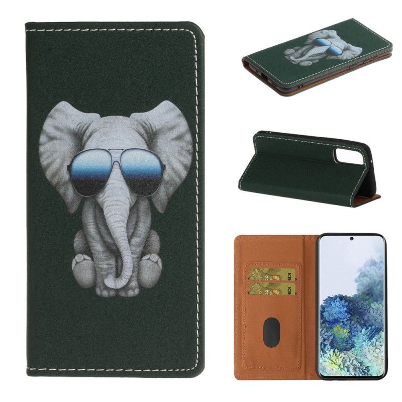 Flip Case Samsung Galaxy Note 20 Ultra Elefanten-Superstar