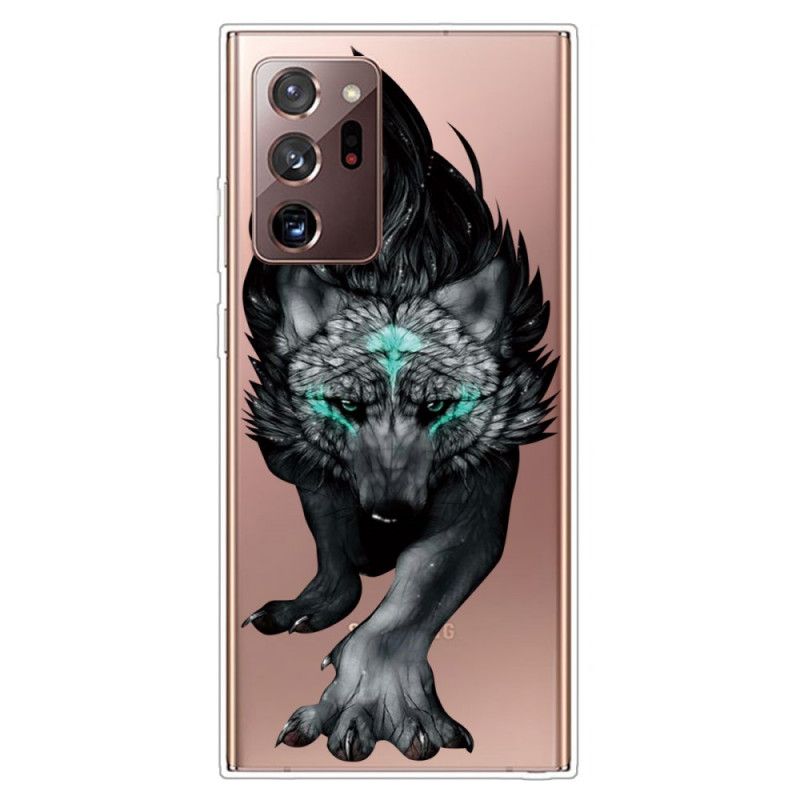 Hülle Für Samsung Galaxy Note 20 Ultra Grafischer Wolf