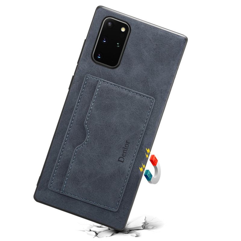 Hülle Samsung Galaxy Note 20 Ultra Grau Denior-Karteninhaber