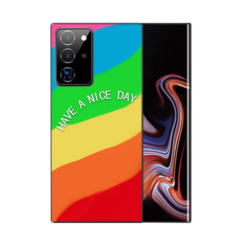 Hülle Samsung Galaxy Note 20 Ultra Rot Nxe Regenbogen