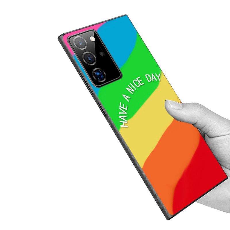 Hülle Samsung Galaxy Note 20 Ultra Rot Nxe Regenbogen