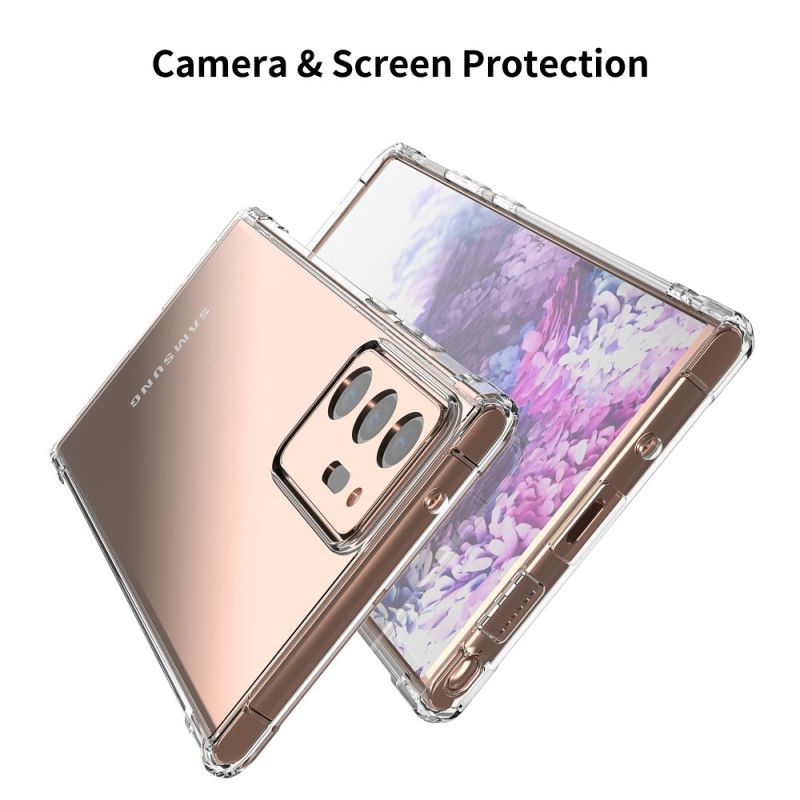 Hülle Samsung Galaxy Note 20 Ultra Transparente Leeu-Kissen