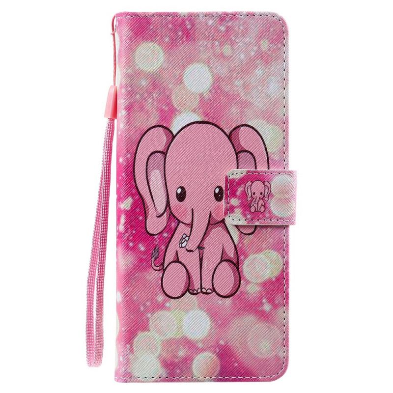 Lederhüllen Samsung Galaxy Note 20 Ultra Babyrosa Elefant