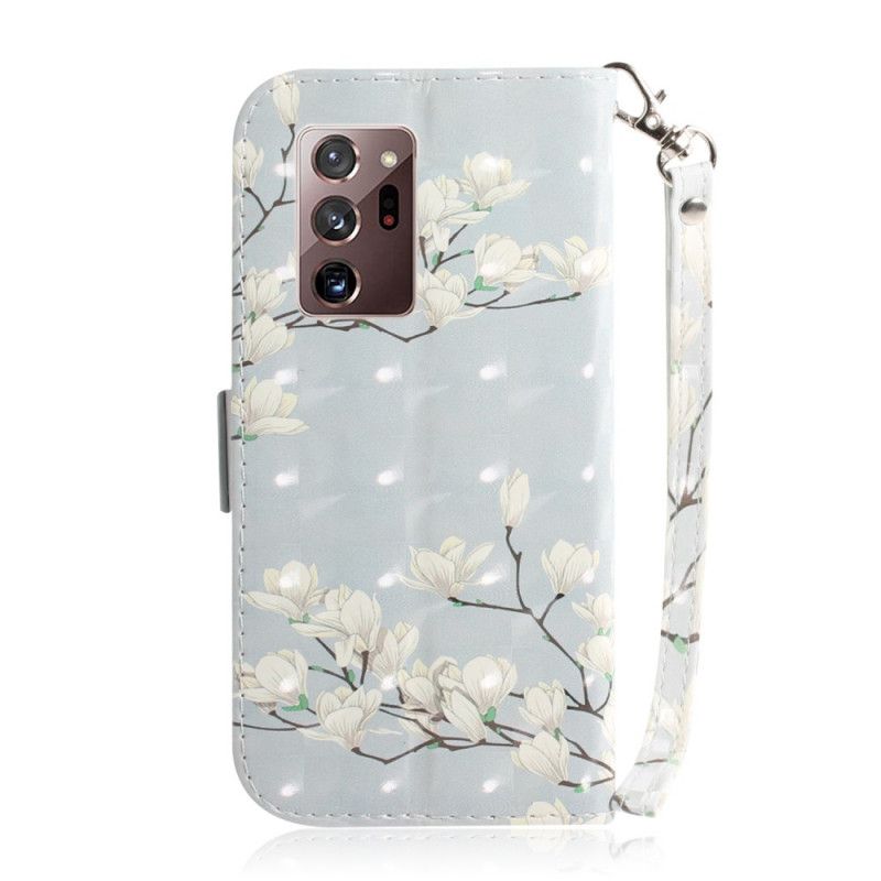 Lederhüllen Samsung Galaxy Note 20 Ultra Blühender Baum Mit Tanga