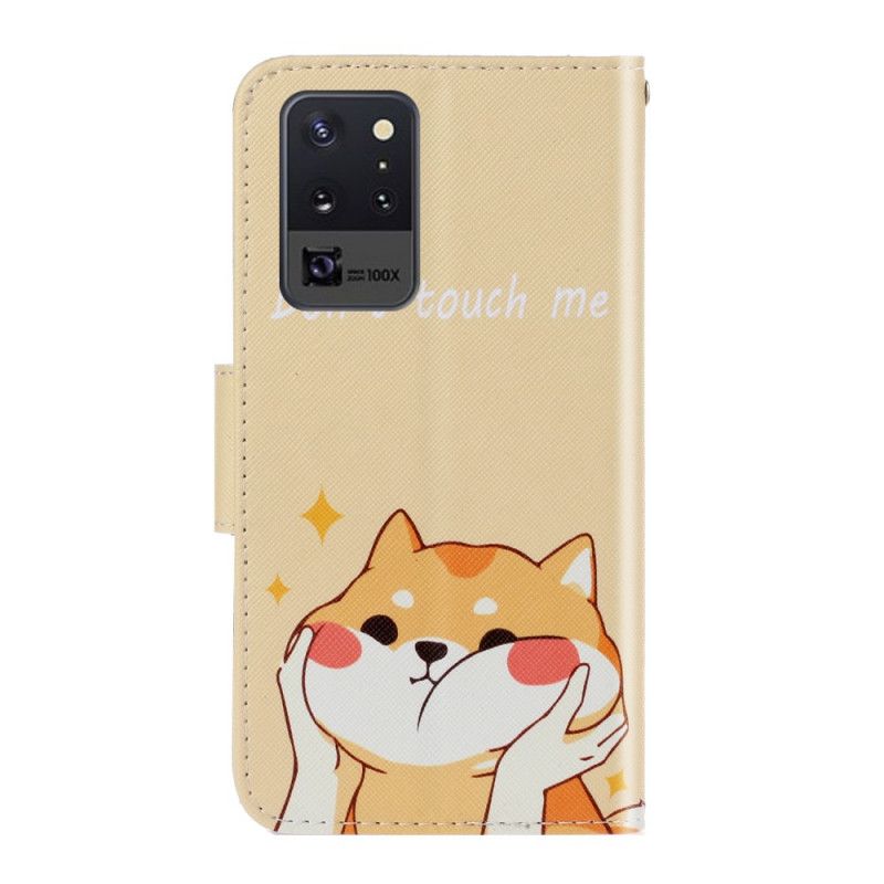 Lederhüllen Samsung Galaxy Note 20 Ultra Handyhülle Katze Fass Mich Nicht Mit Tanga An