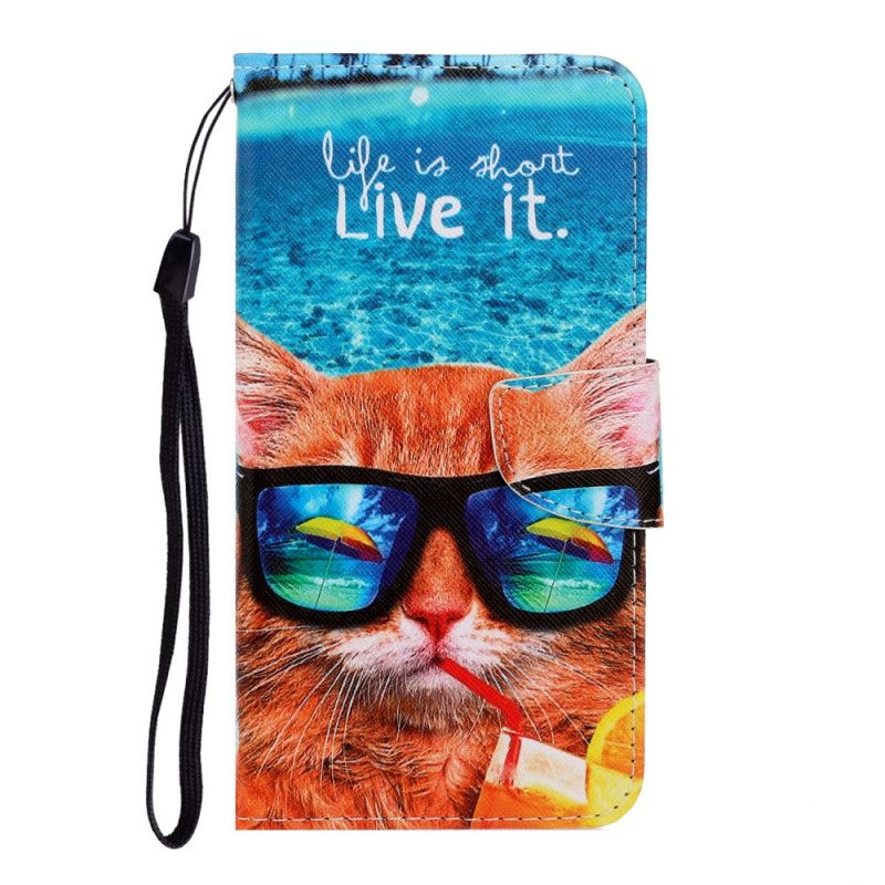 Lederhüllen Samsung Galaxy Note 20 Ultra Katze Lebe Es Mit Tanga