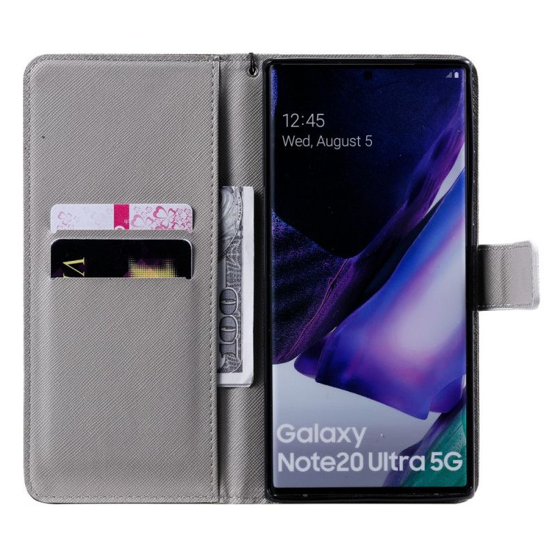 Lederhüllen Samsung Galaxy Note 20 Ultra Schädelbanner