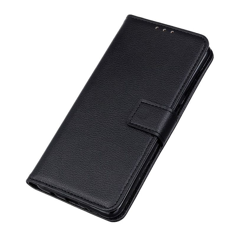Lederhüllen Samsung Galaxy Note 20 Ultra Schwarz Strukturierte Litschi