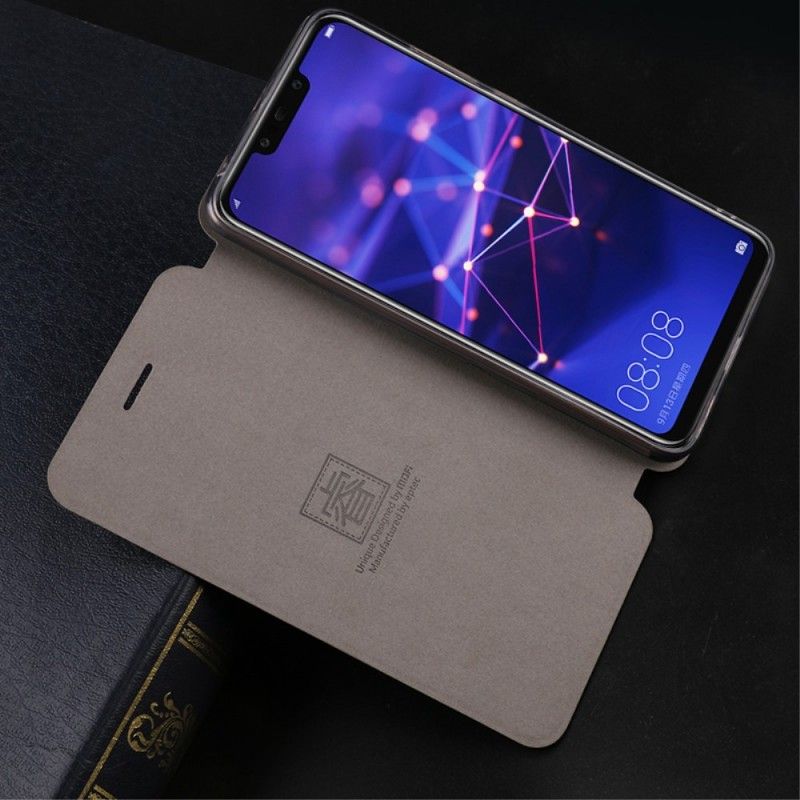 Flip Case Für Huawei Mate 20 Lite Schwarz Mofi