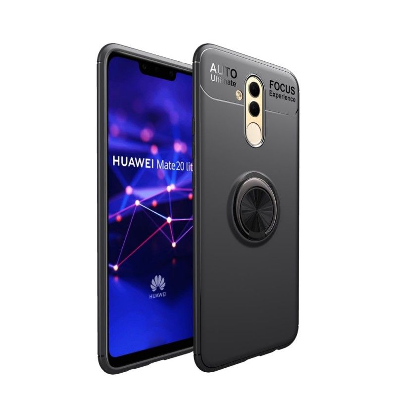 Hülle Für Huawei Mate 20 Lite Schwarz Drehring