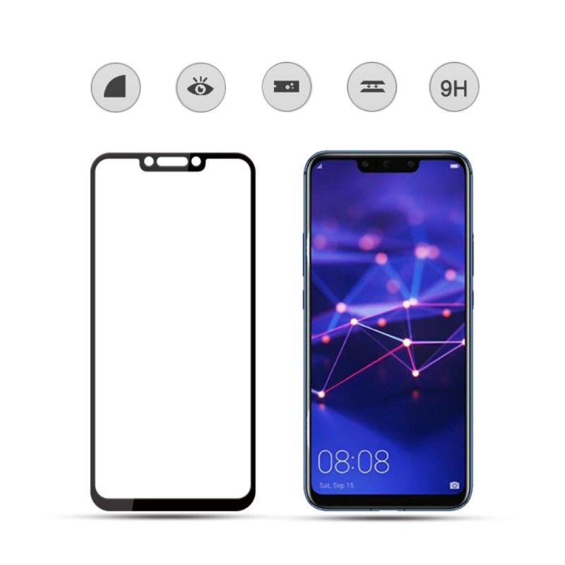 Schutz Aus Gehärtetem Glas Huawei Mate 20 Lite Schwarz