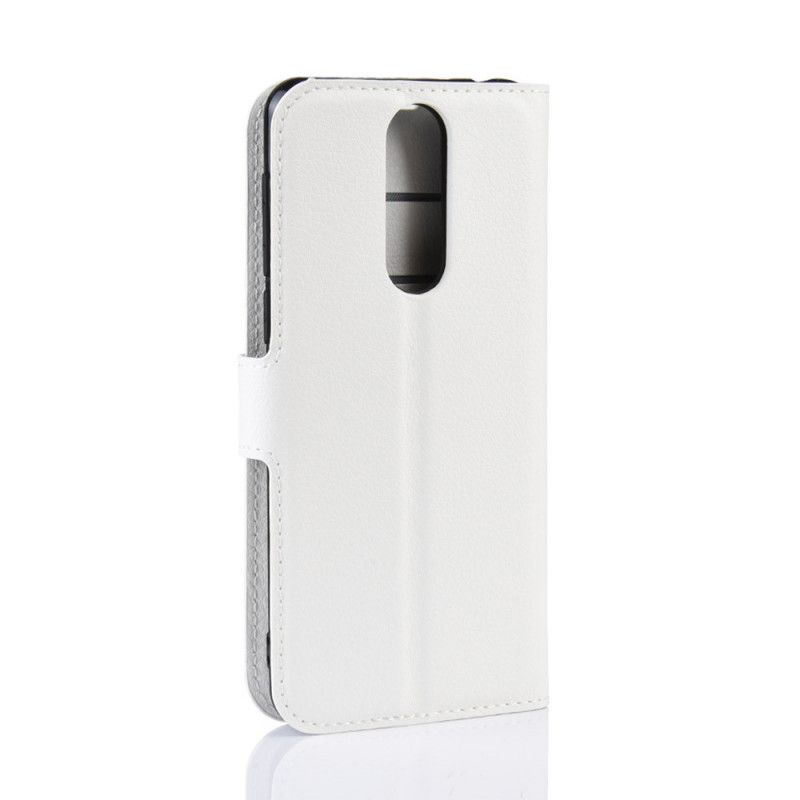 Lederhüllen Alcatel 3 (2019) Schwarz Klassisch