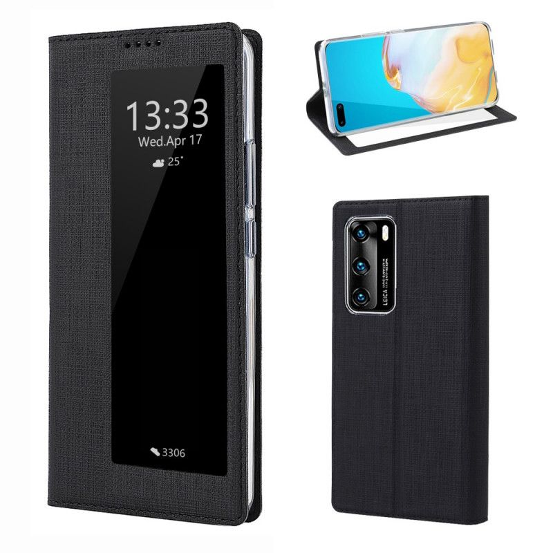 Cover Anzeigen Huawei P40 Schwarz Textured Vili Dmx