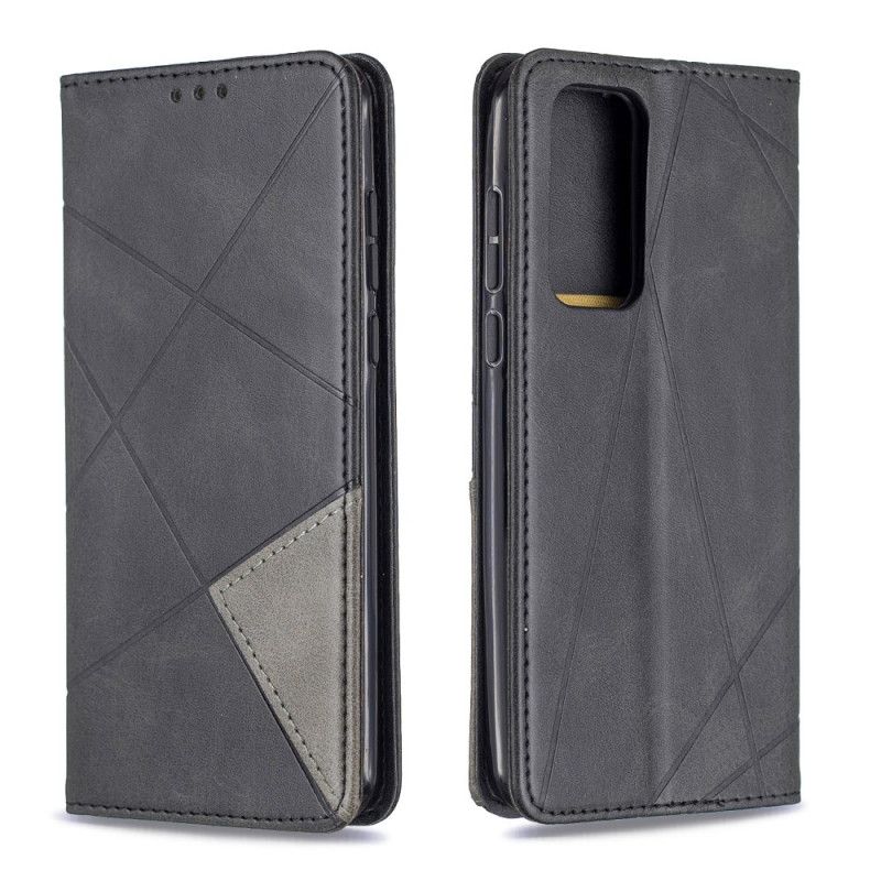 Flip Case Huawei P40 Schwarz Künstlerstil